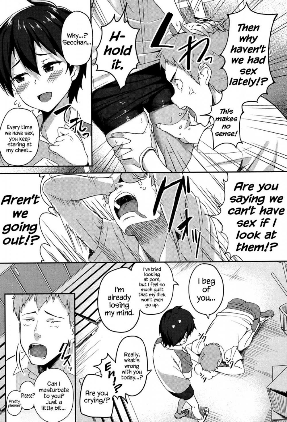 Hentai Manga Comic-Flat-chest Girlfriend & Clingy Boyfriend-Read-3